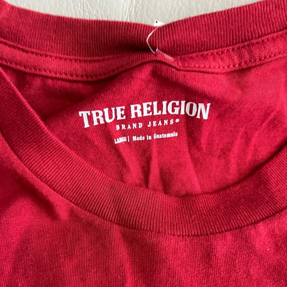 NWT - True Religion Men’s Buddha Logo Print Short Sleeve Tee - Size L - Picture 6 of 8